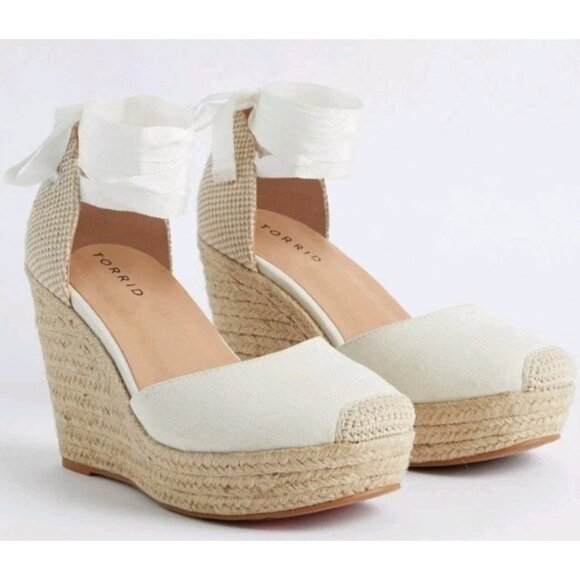 Torrid Espadrille Platform Wedge Shoes - Picture 14 of 14